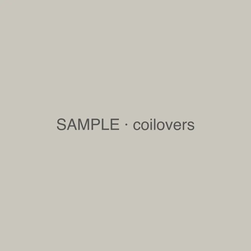 Sample coilovers